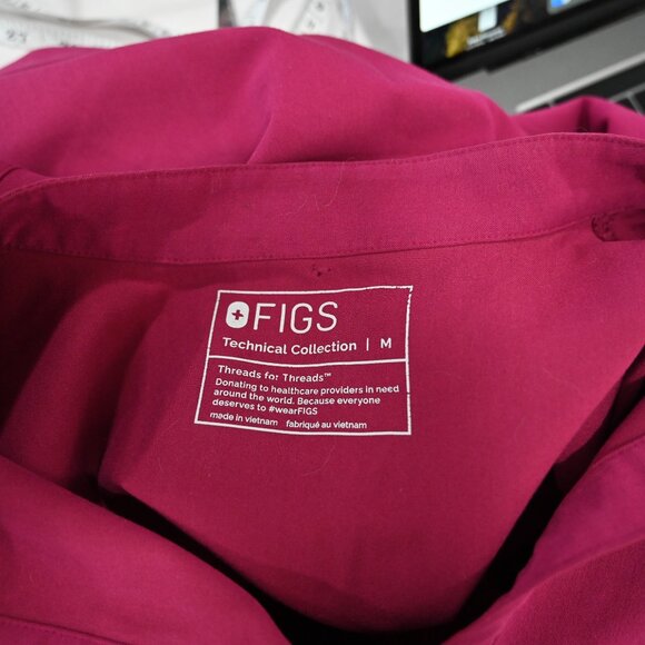 Figs Women's Pink Track Pants & Joggers - Picture 6 of 6